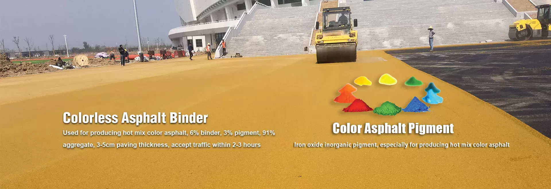 Color Asphalt Porous Pavement