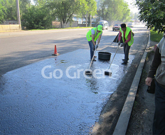 Asphalt pavement sealer project in Kazakhstan