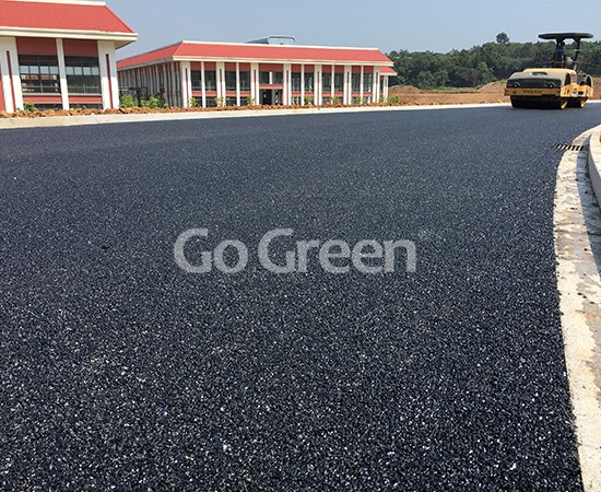 Go Green Black Porous Asphalt Project in Suzhou