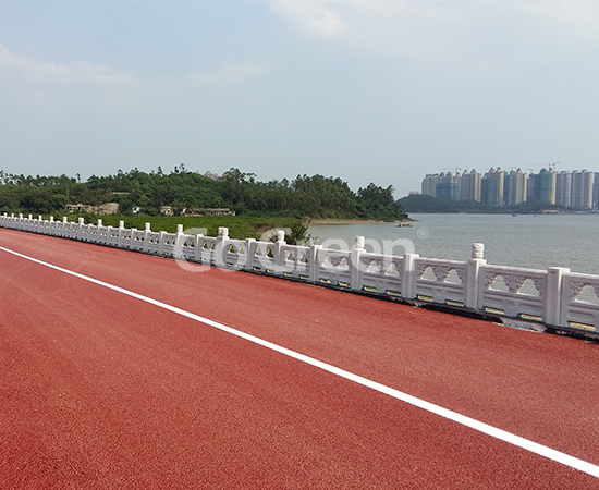 Porous Asphalt in Guangxi Riverside