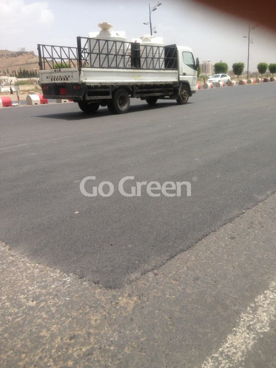 Cold mix asphalt project in Yemen