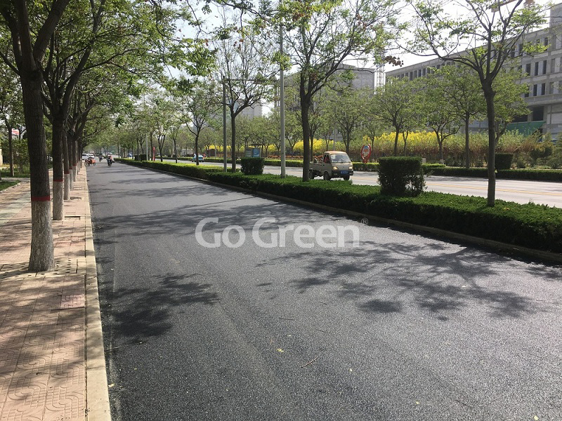 Go Green Micro Paving Asphalt Project in Hebei China