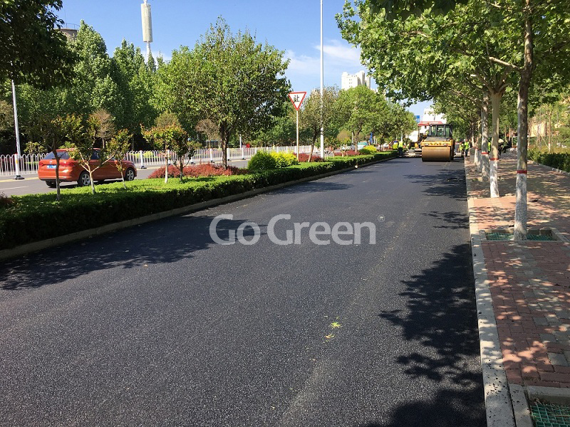 Go Green Micro Paving Asphalt Project in Hebei China