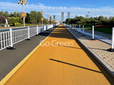 Pave Color Asphalt on Concrete