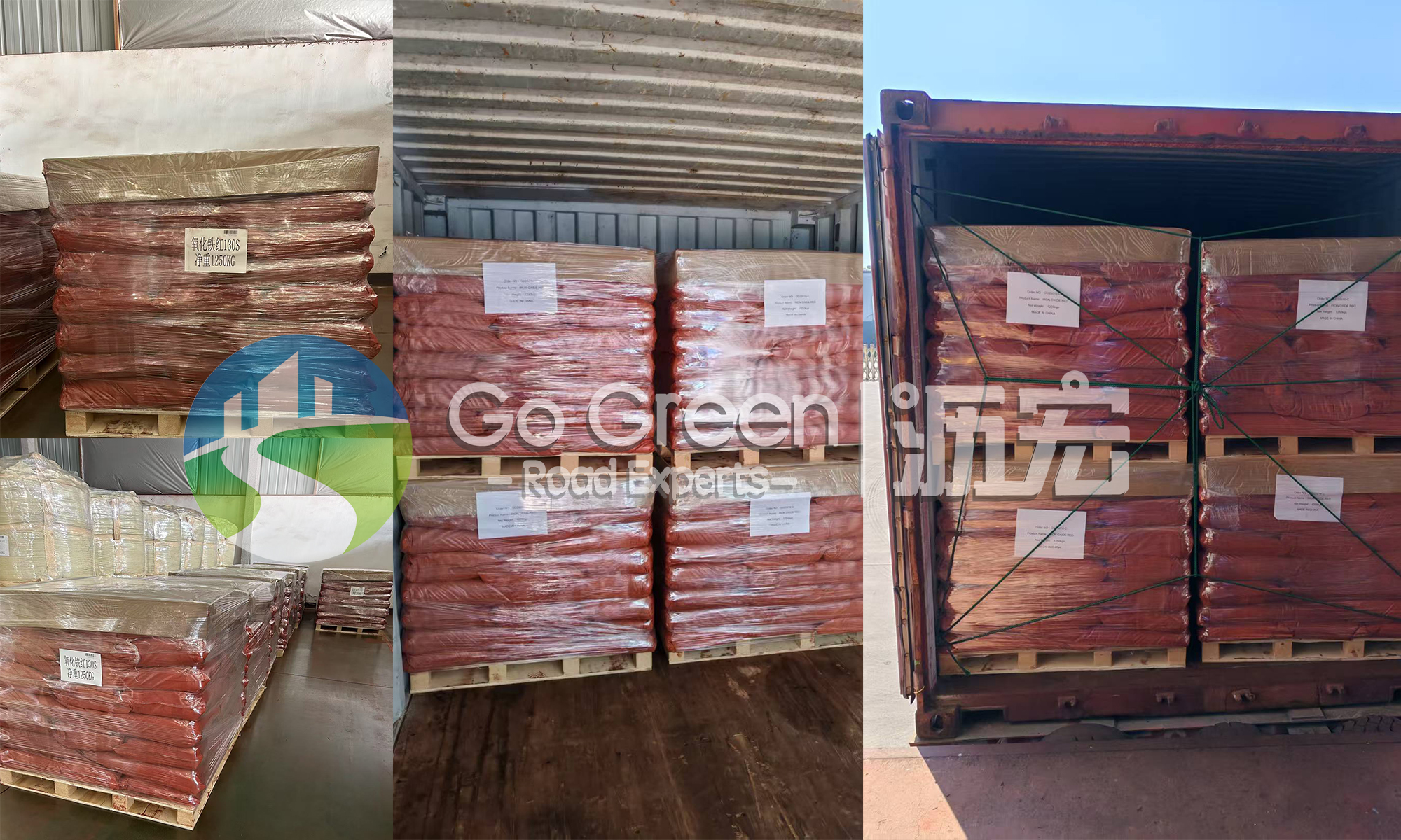Go Green Export Iron Oxide Pigment to Europe
