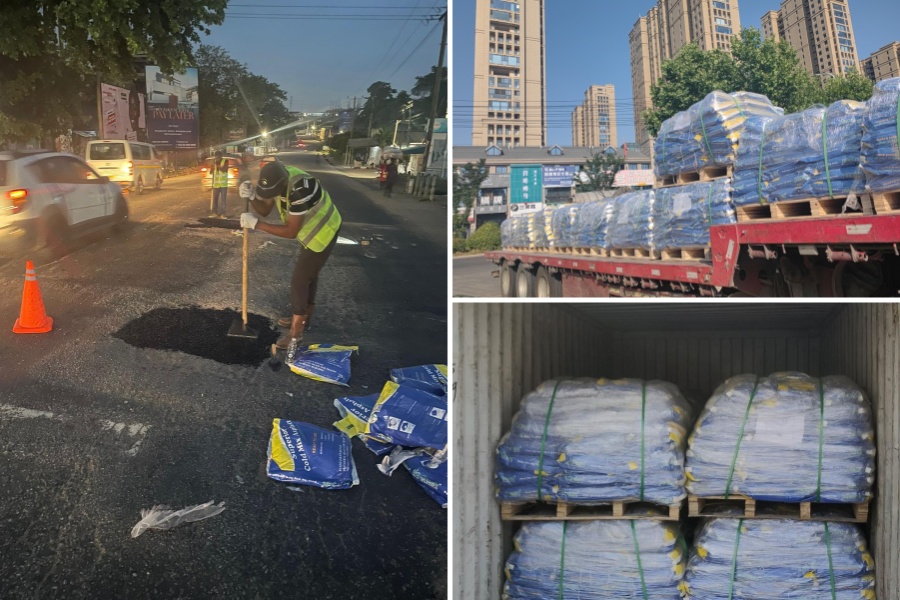 Expanding into West Africa — Go Green Cold Asphalt Successfully Applied in Ghana Expanding into West Africa — Go Green Cold Asphalt Successfully Applied in Ghana