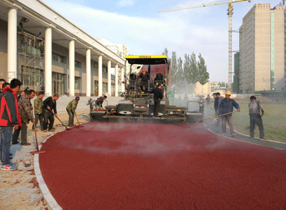 Pave Color Asphalt on Concrete