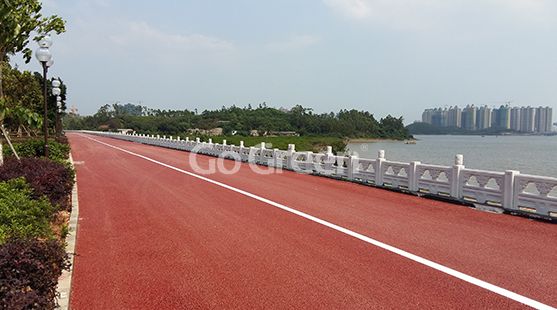Porous Asphalt in Guangxi Riverside