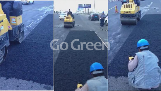 Cold mix asphalt project in Yemen