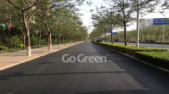 Go Green Micro Paving Asphalt Project in Hebei China