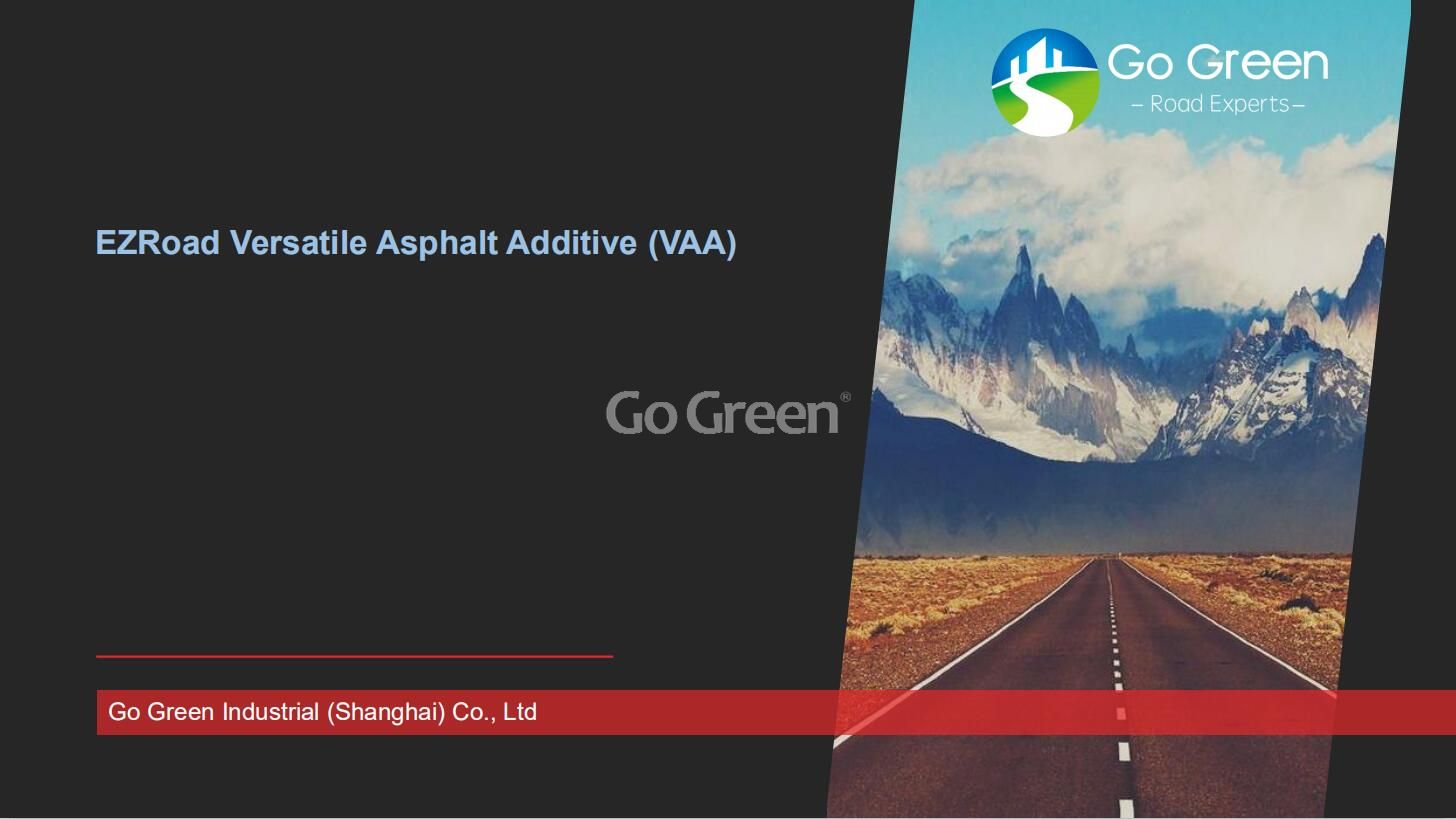 EZRoad Versatile Asphalt Additive 