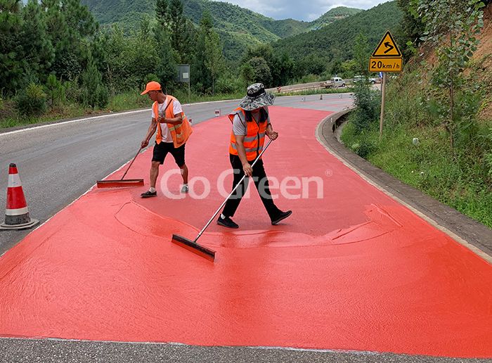 Color Polymer Slurry Mixture