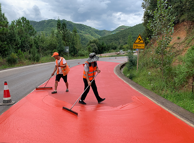 Color Polymer Slurry Mixture