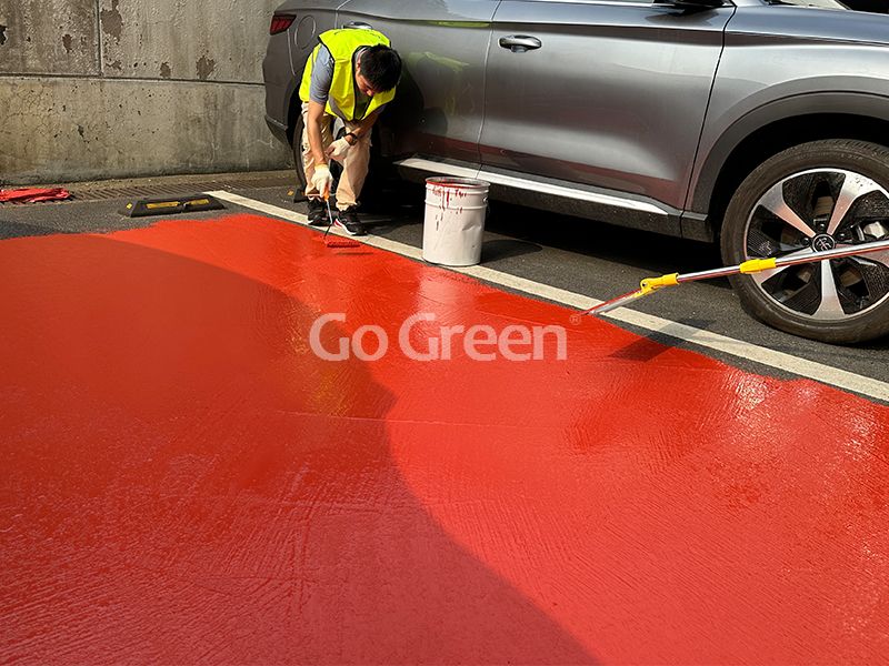 Go Green Color Polymer Slurry Mixture